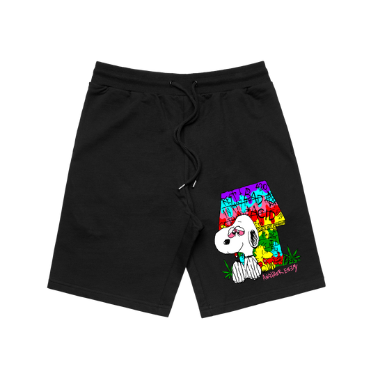 Acid Bath Shorts Black