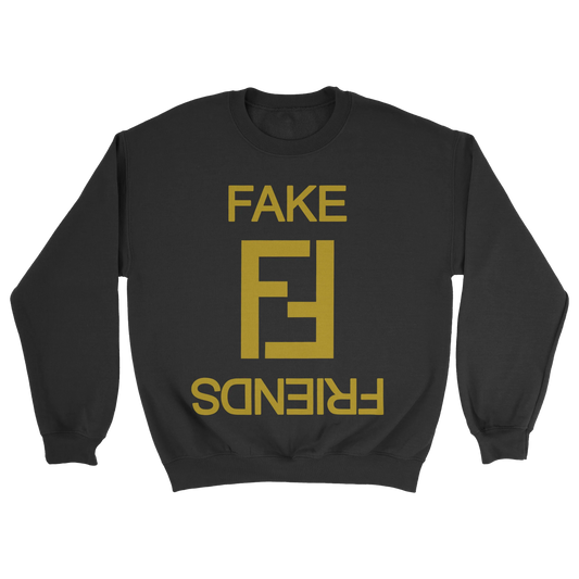 Fake Friends Crewneck Black