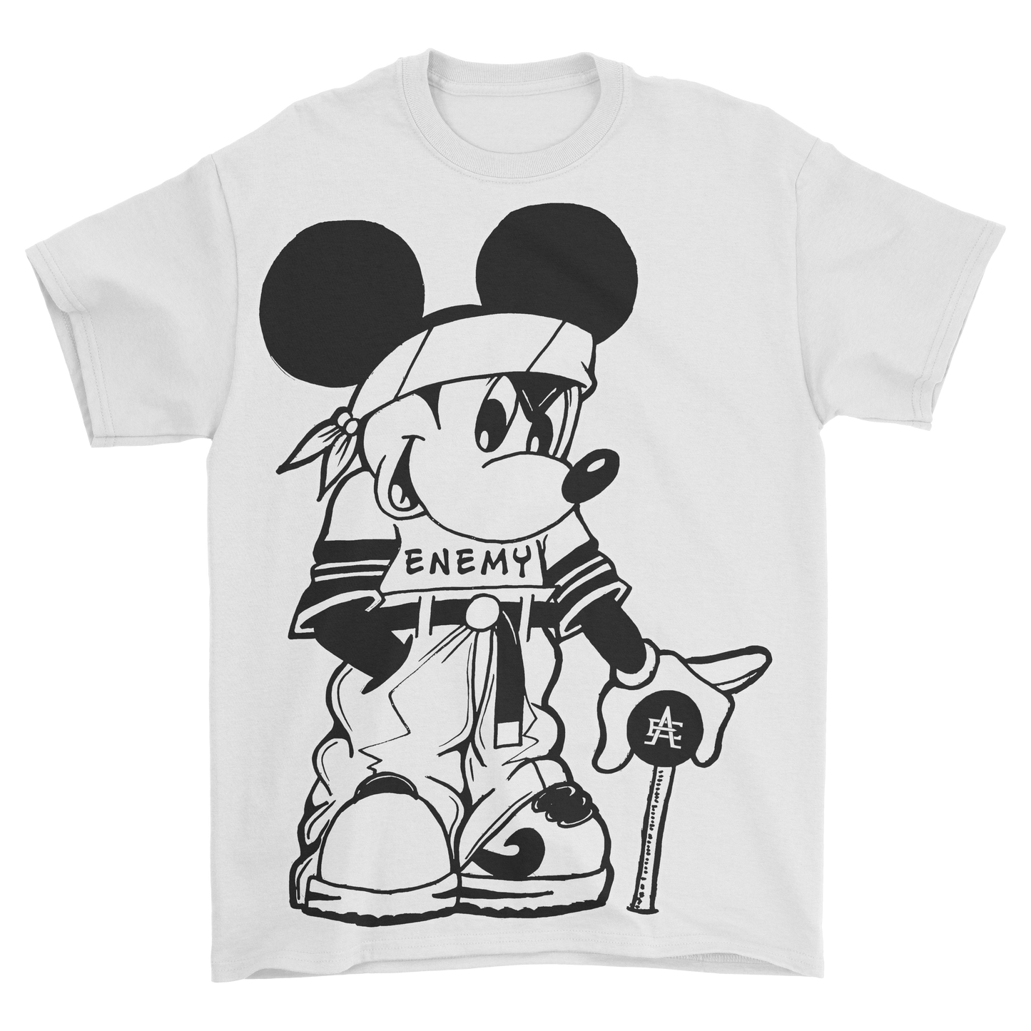 Old School Mouse T-Shirt White