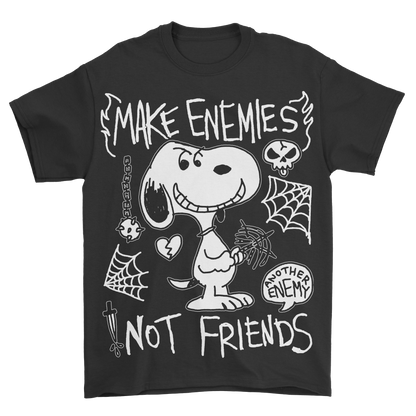 Make Enemies T-Shirt Black