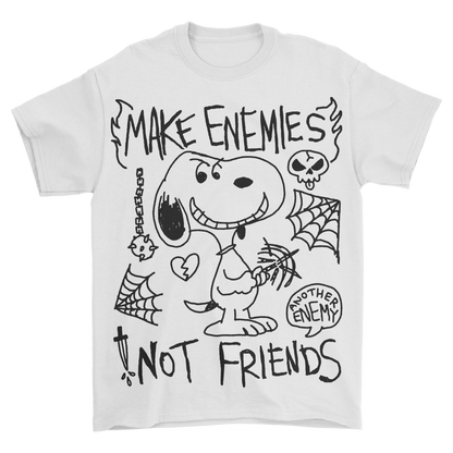 Make Enemies T-Shirt White