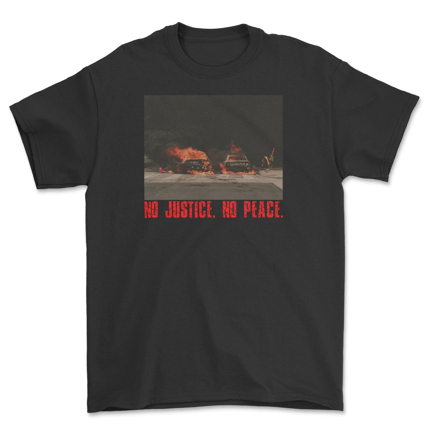 No Justice No Peace T-Shirt Black